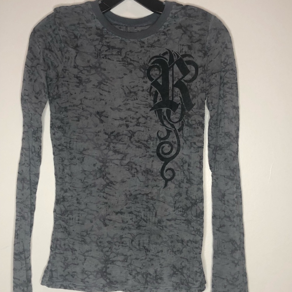 Long sleeve angel wings top